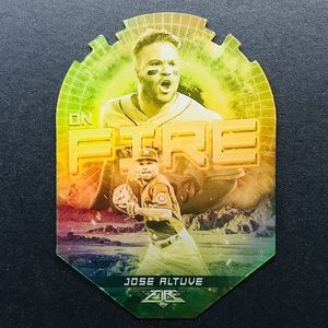 Jose Altuve - 2022 Topps Fire En Fuego Gold Minted #EF-23